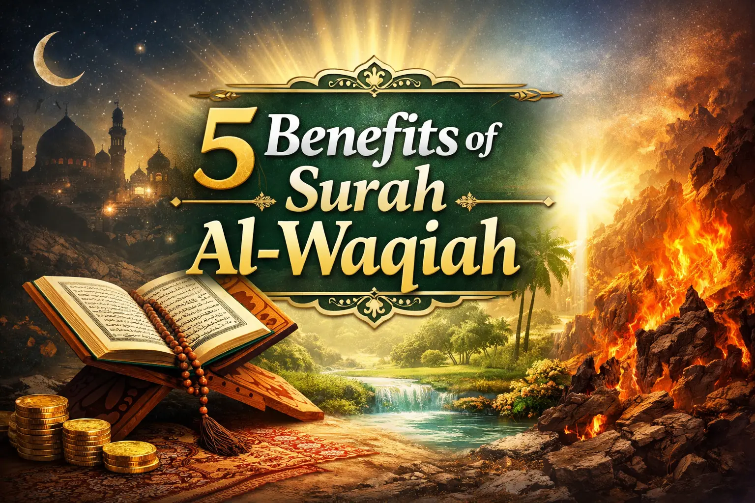5 Benefits of Surah Al-Waqiah