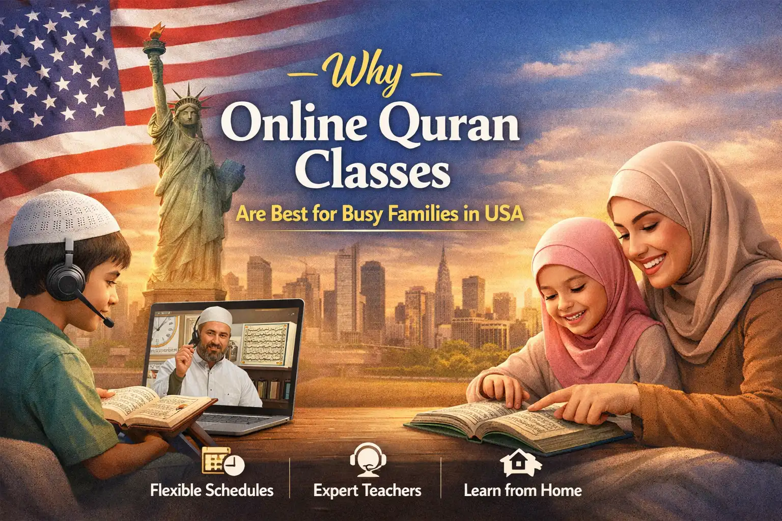 Why Online Quran Classes Are Best for Busy Families in USA
