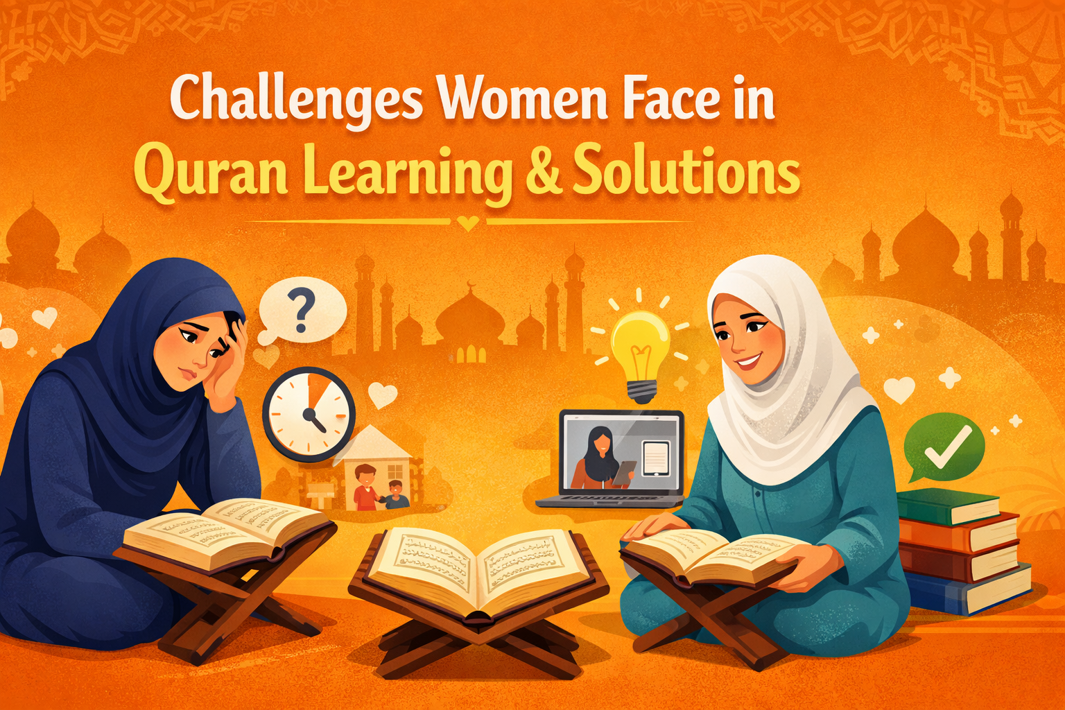 Challenges Women Face in Quran Learning & Solutions