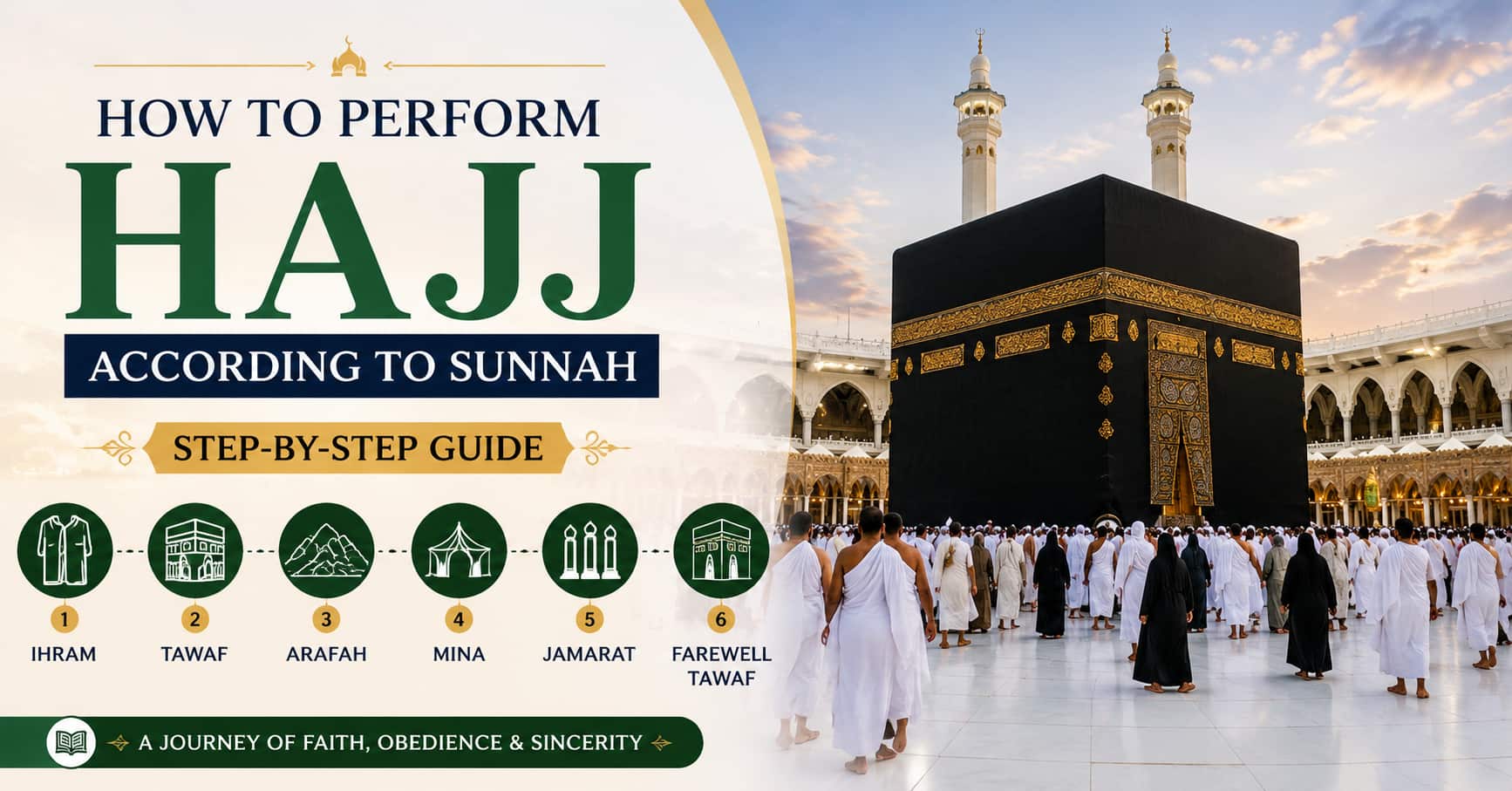 How to Perform Hajj According to Sunnah Step-by-Step Guide